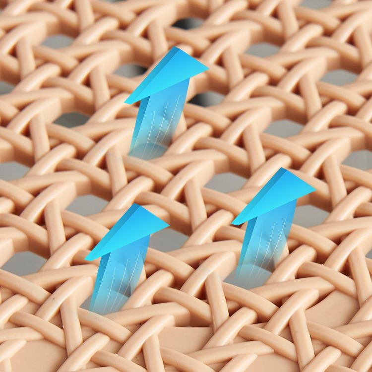 Sgabello da bar moderno di plastica quadrata poggiapiede per la caffetteria