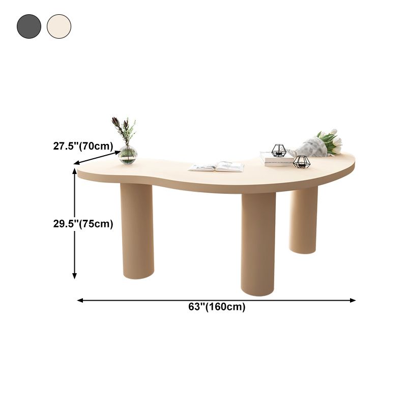 Modern Solid Wood Dining Table 3 Legs Dining Table for Dining Room