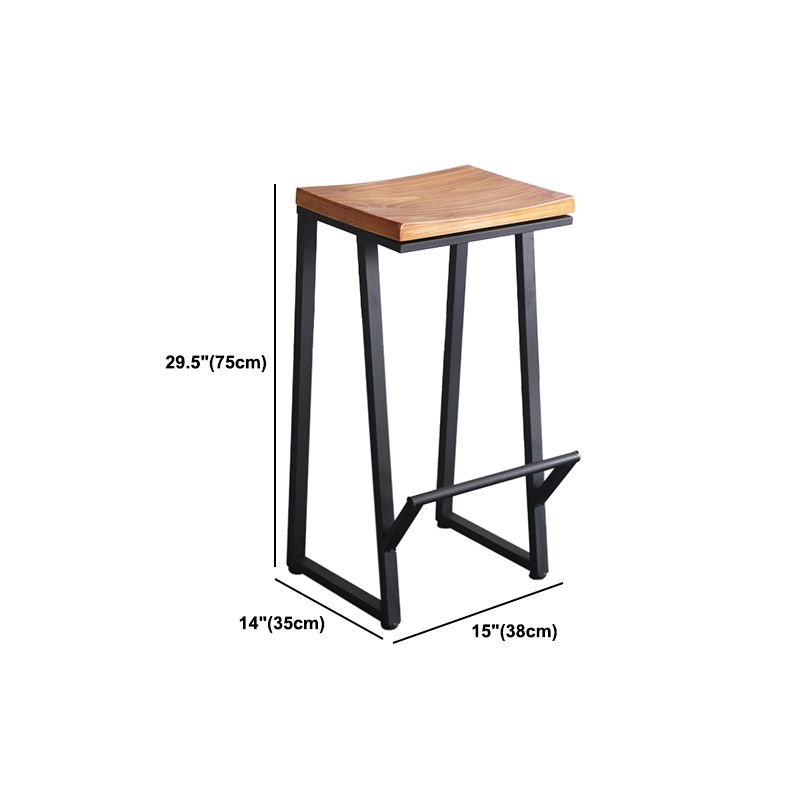 Modern Rectangle Pine Wood Bar Table Set 1/5/6 Pieces Counter Table with High Stools