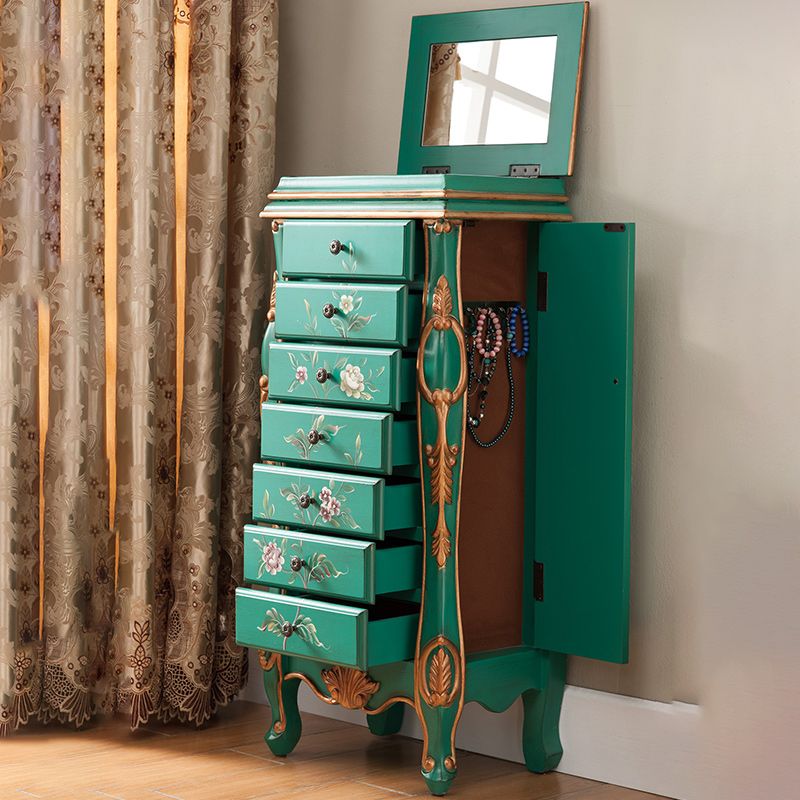 Classic Glam Storage Chest Solid Wood Storage Chest Dresser with 7 Drawers