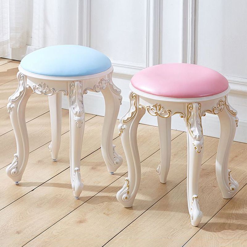 Gold Water Resistant Standard Round Leather Standard for Home Decor