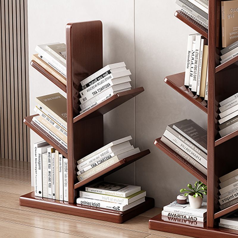 Zeitgenössischer Etagere Bücherregal Holz Open Back Bookshelp für Zuhause