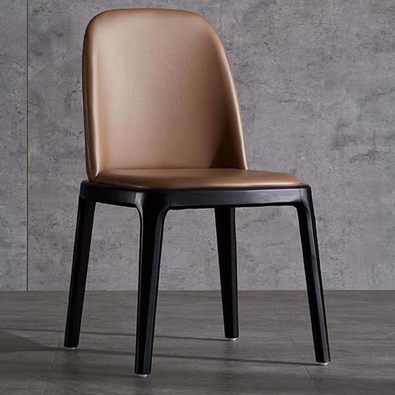 Ensemble de chaises en bois pour salle à manger et cuisine scandinave Glam, ensemble de chaises d'appoint à dossier solide