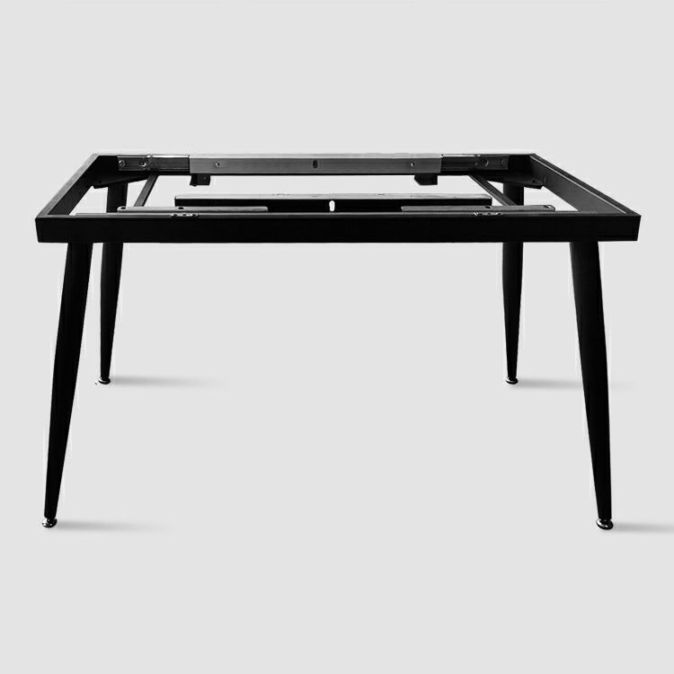 Modern Style Sintered Stone Dining Table Set Extendable Rectangular Dining Table with Trestle Base