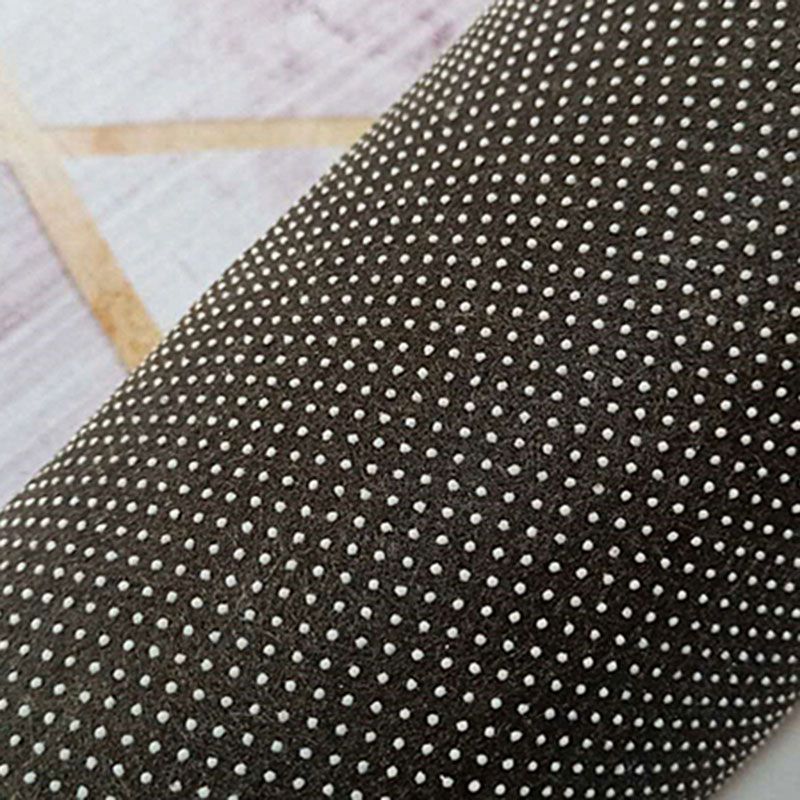 Runder mehrfarbiger moderner Teppich aus Polyester mit Federn, rutschfester Teppich für die Inneneinrichtung