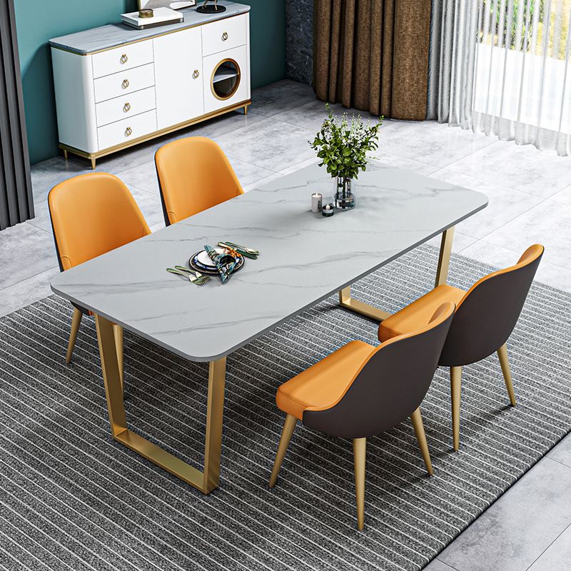 Nordic 1/2/5/7 Pieces Dining Set Sintered Stone Dining Table with Chairs