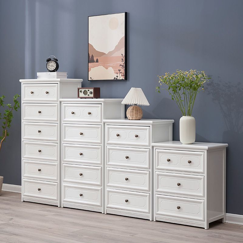 Rectangle Wood Side Cabinet Knobs Storage Cabinet with Drawer