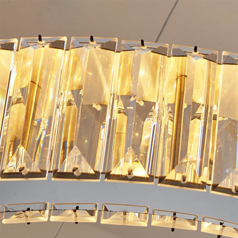 Linearer Anhänger Beleuchtung Kronleuchter Licht zeitgenössischer Anhänger Licht für Kücheninselkristall