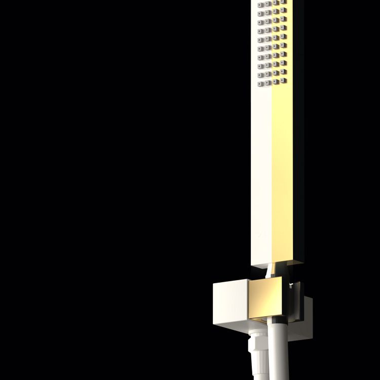 Modern Shower Set Brass Wall Mounted Handheld Shower Head Shower Combo