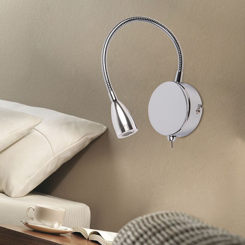 Nordische moderne Wandhalterung helles Schlafzimmer Einfache flexible LED -Wandlampenlampenvorrichtung
