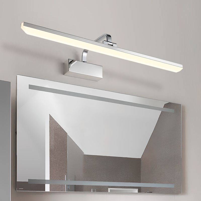 Metal Wall Mounted Light Fixture LED Vanity Wall Sconce with Curved Arm