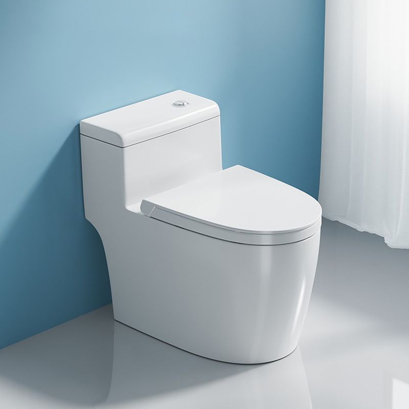 Modern 1-Piece Toilet Bowl Floor Mounted White Urine Toilet for Bathroom