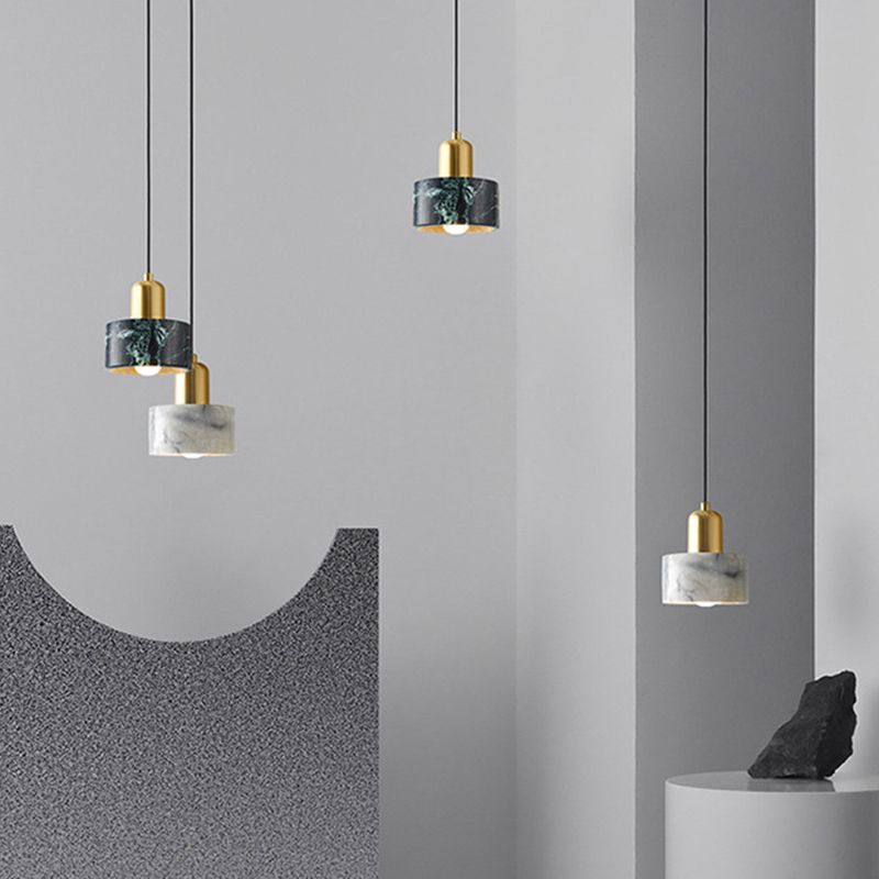 Modern Marble One Blub Pendant Light for Bedroom Dinning Room Lighting Fixture