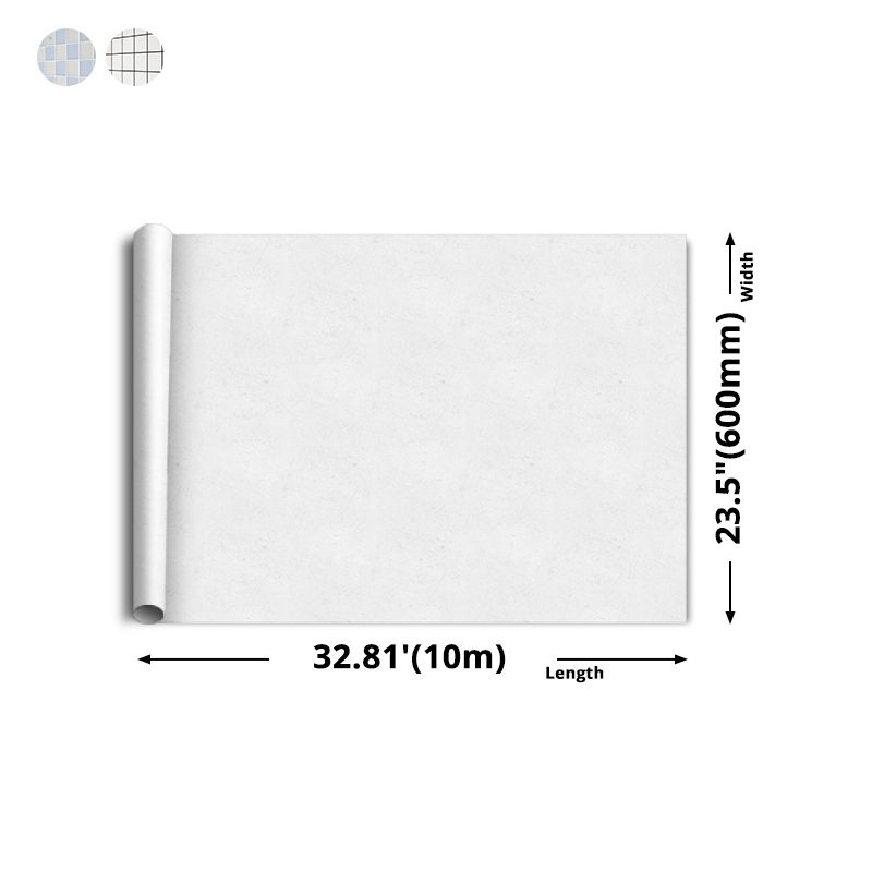 Square Mosaic Peel & Stick Tile Stain Resistant Kitchen Backsplash Tiles