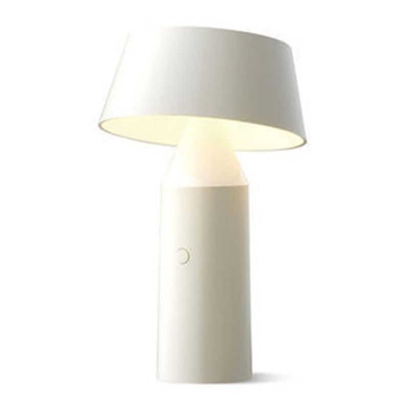 Modern Style Tower Shape Table Light Metal 1 Light Nightstand Lamps for Bedside