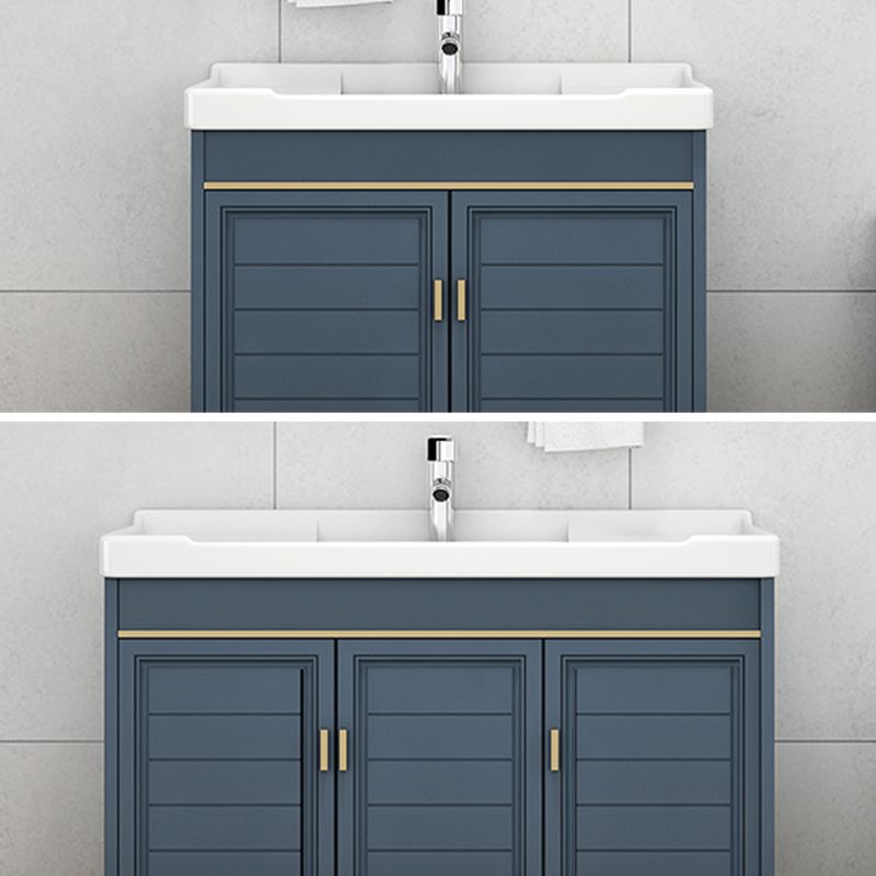 Modern Bathroom Vanity Freestanding 2 Doors Bathroom Vanity Set with Sink