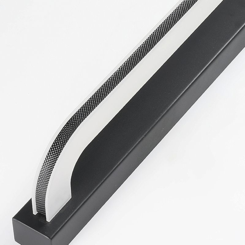 Éclairage de mur de miroir de style simple de style simple à 1 lumière