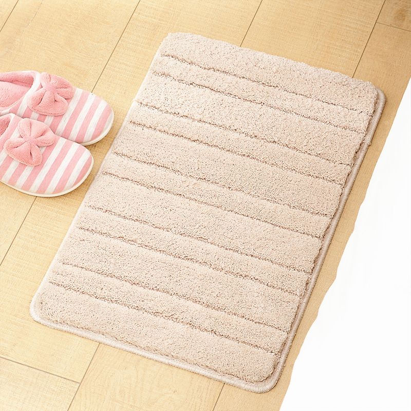 Multi Color Casual Rug Polyster Solid Color Area Carpet Non-Slip Backing Machine Washable Easy Care Rug for Bedroom