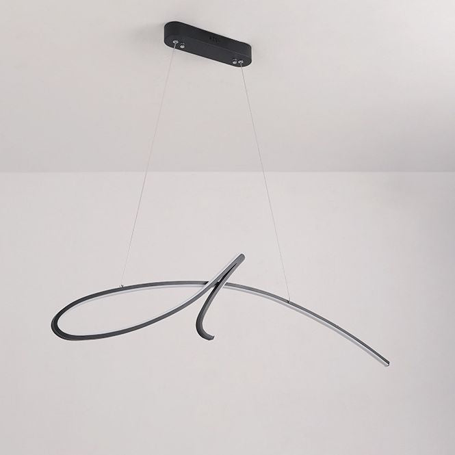 Lampadella a sospensione regolabile leggero moderno semplicità a spirale a spirale a spirale per il ristorante