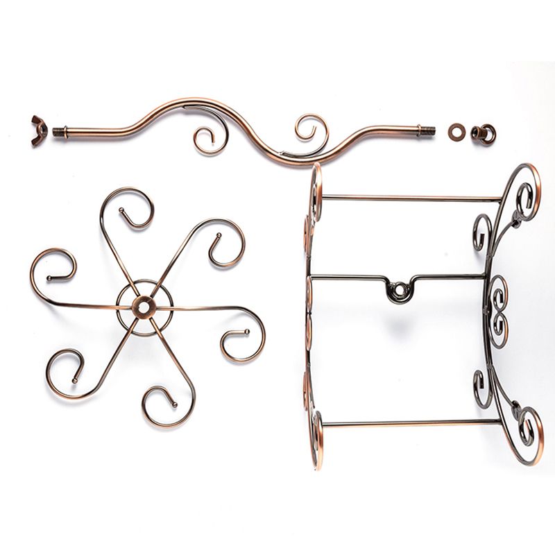 Glam Tabletop Wine Holder Rack Metal Wine Rack Kit for Living Room