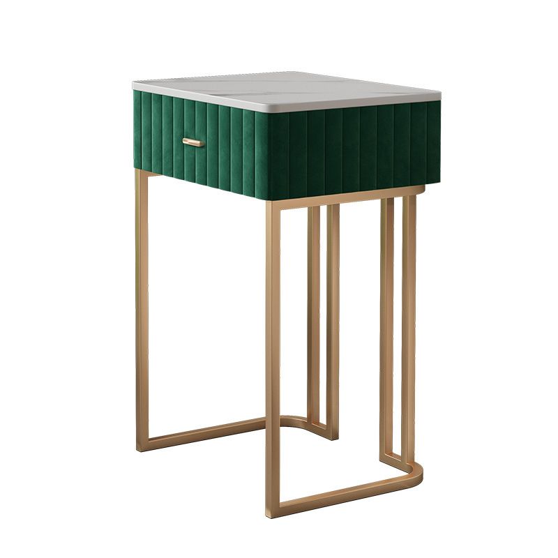 1 Drawer Dressing Table Luxurious Metal Frame Make-up Vanity