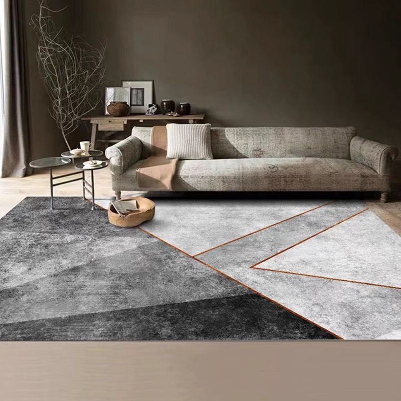 Brown Industrial Carpet Polyester Simple Carpet Washable Carpet for Home Decor