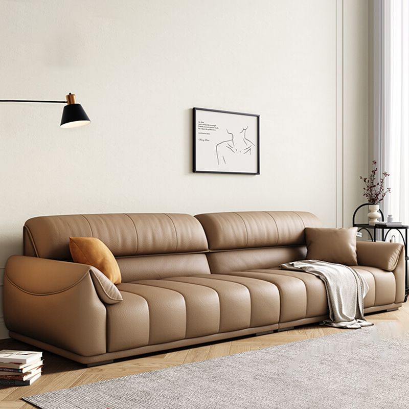 Contemporary Sectional with Pillow Top Arm Living Room Sectional sofa