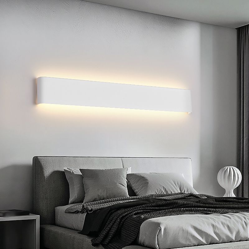 Square Shape Metal Wall Mount Lighting Modern Style 1-Light Wall Mounted Light Fixture