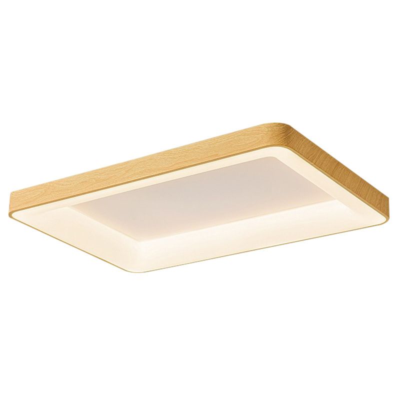 Nordic Geometric Shape Ceiling Light Aluminum LED Flush Mount Light for Bedroom