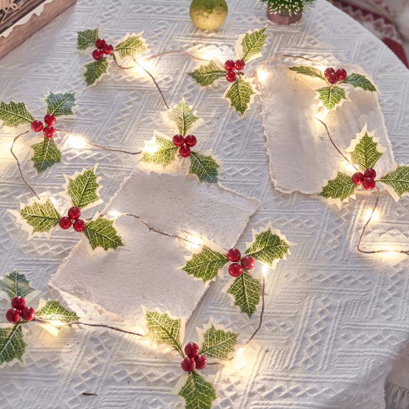Modern Metal Rope Light LED Christmas Decorative Lights with Switch for Bedroom