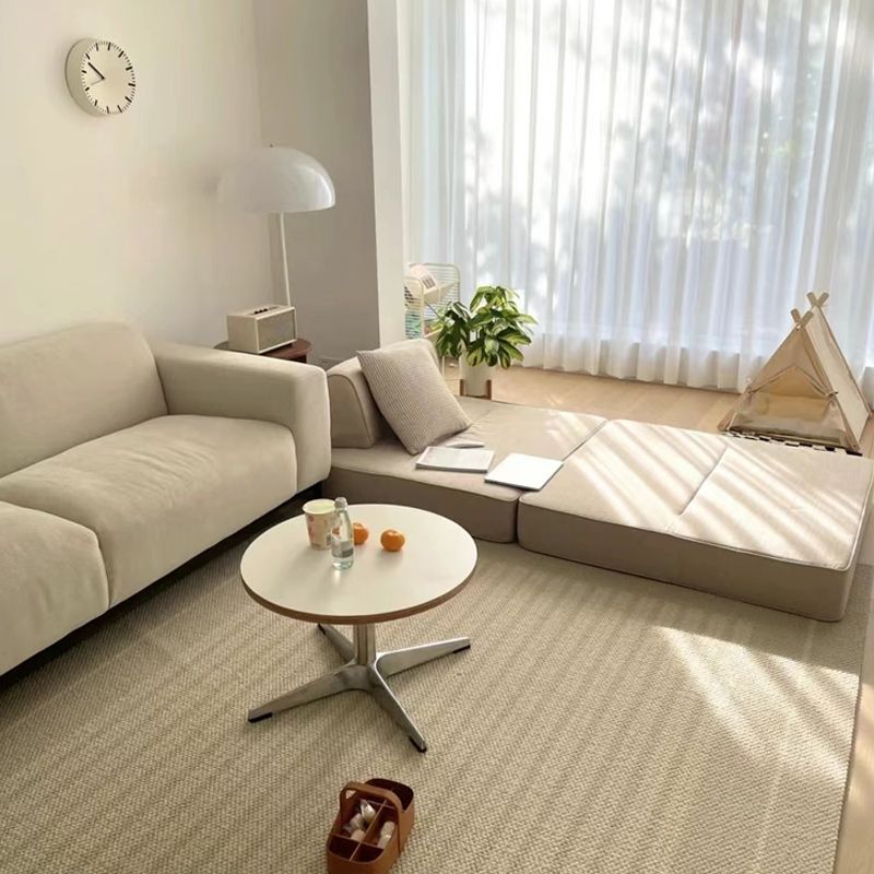 Geometric Coffee Table Contemporary Wood 15.7'' Cocktail Table