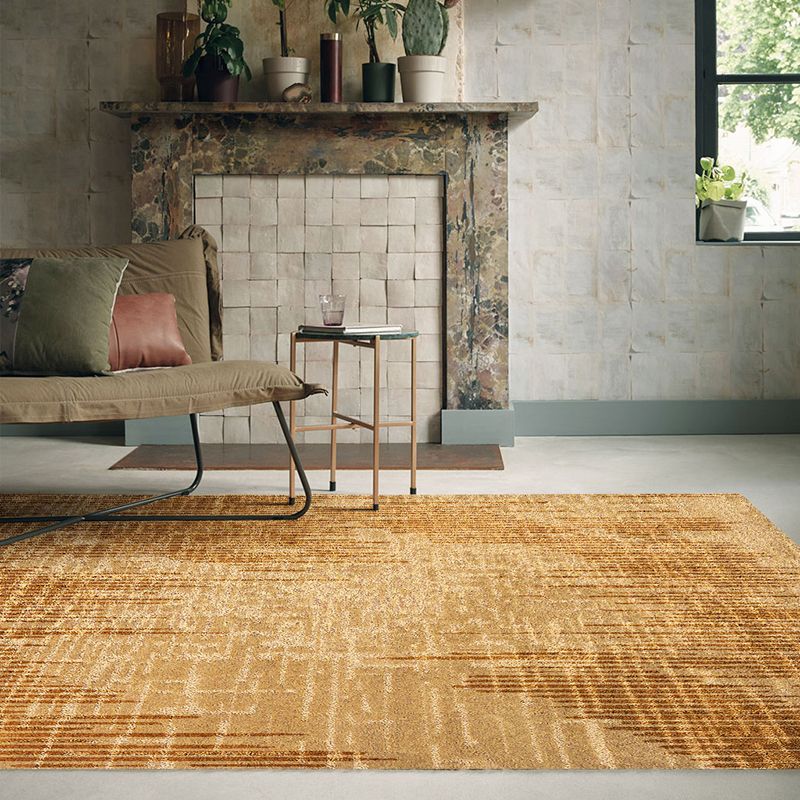 Gorgeous Modern Rug Green Stripe Rug Stain Resistant Rug for Living Room