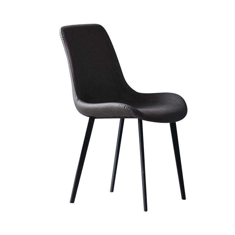 Modern 1/2/3/4/5 Pieces Black Dinette Set Sintered Stone Dining Table with Chairs