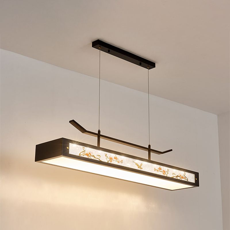 Acrylic Hanging Pendant Lights Modern Linear Hanging Lamps for Dining Room