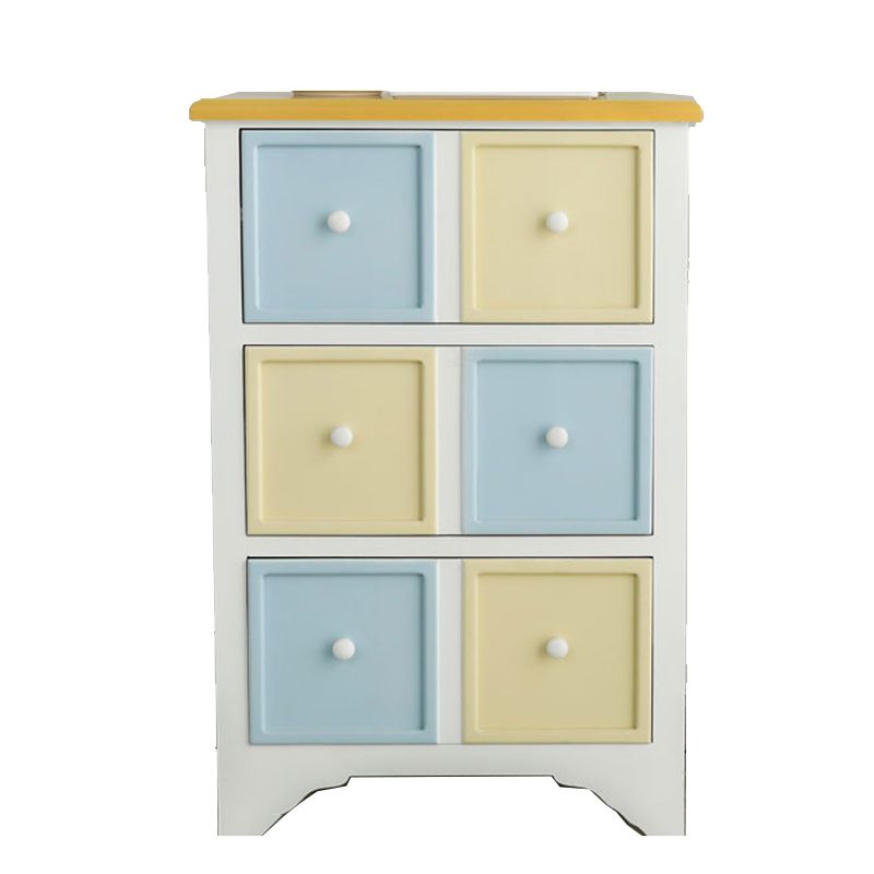 Contemporary 3/4 Drawers Wooden Chest, Rectangle Accent Chest