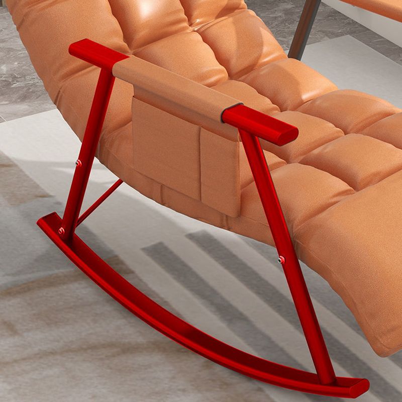 Modern Single Rocker Chair Simple Chair for Living Room and Bedroo