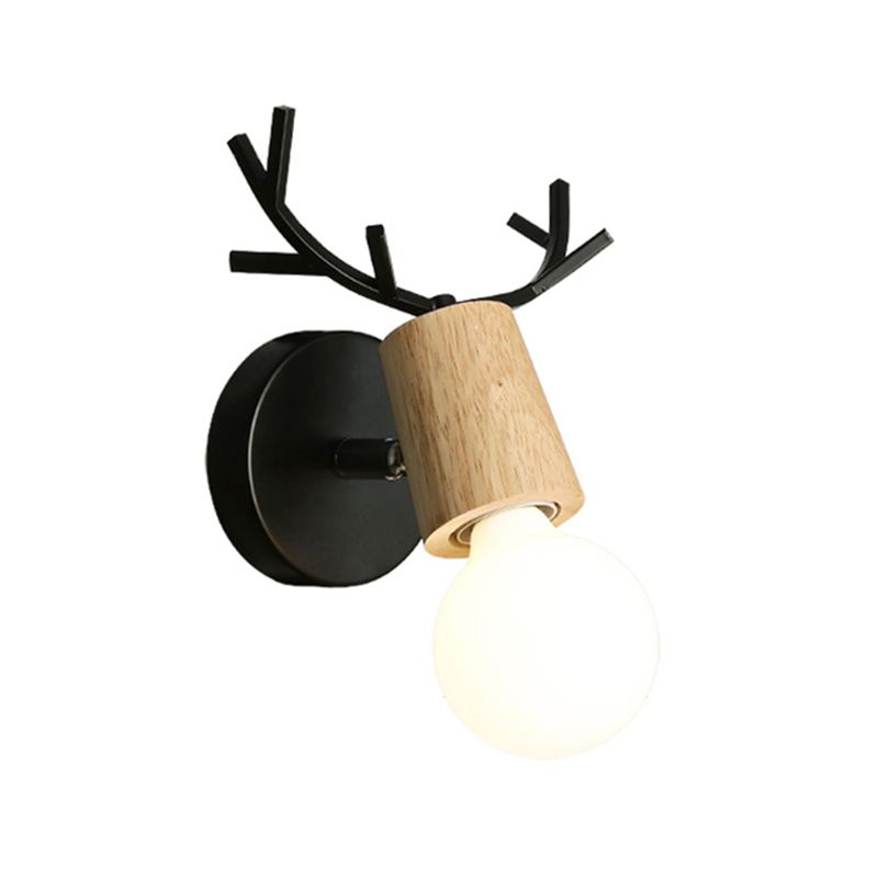 Modern Style Geometric Wall Mounted Lamps Metal 1 Light Wall Light Sconces