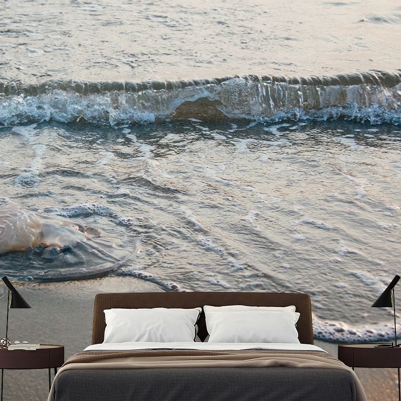 Photography Sea Beach Stain Resistant Wallpaper Drawing Room Wall Mural