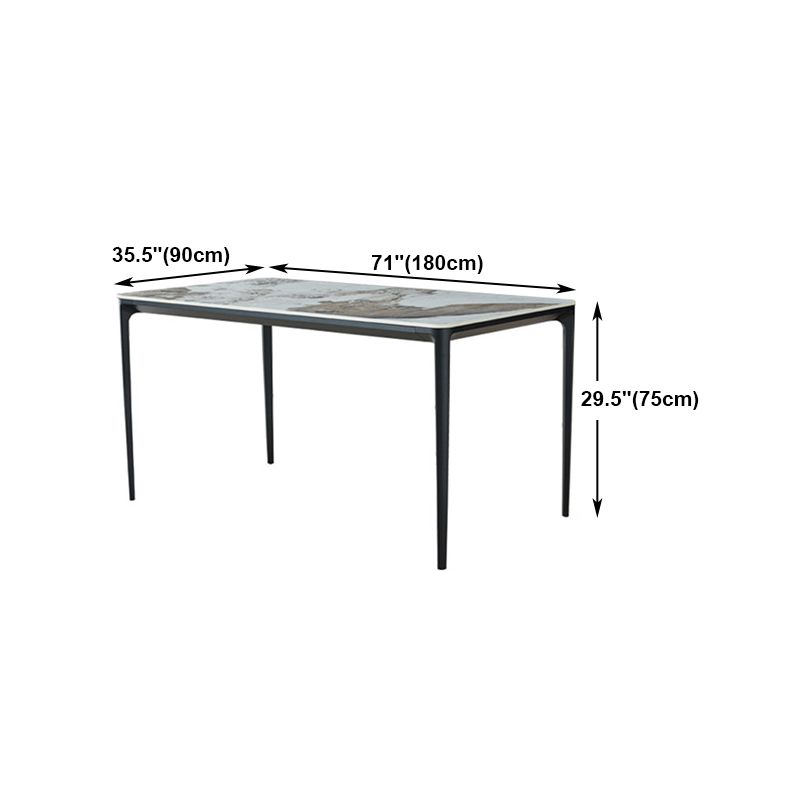 Contemporary 1/2/5 Pieces Dining Set Sintered Stone Dining Room Set