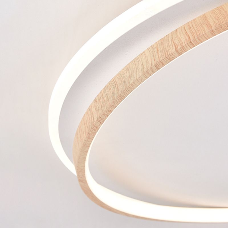 Modern Minimalist Flush Mount Light Fixtures Circle Flush Light for Kids Room