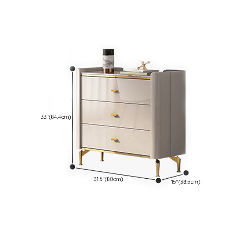 15.02-inch Width Storage Chest Ultra-Modern Stone Storage Chest Dresser