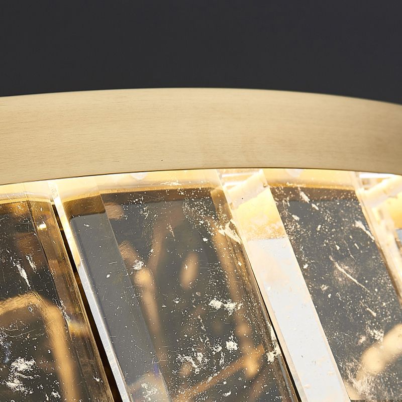 Modern Style Wall Light Crystal 1 Light Sconces in Transparent for Bedroom