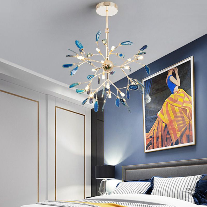 Fireflies Camera da letto Lampaggio dell'illuminazione Metal Minimalist Style Pendente lampadario