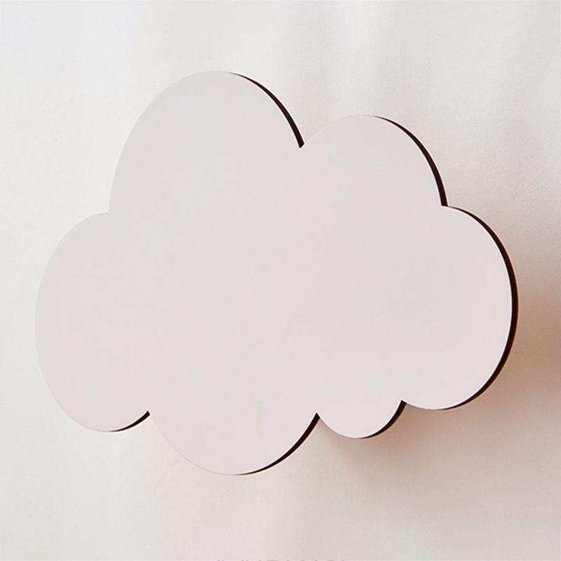 Moderne Stil Leuchte Wolkenform Holz 1-Licht-Wandhalterung Licht