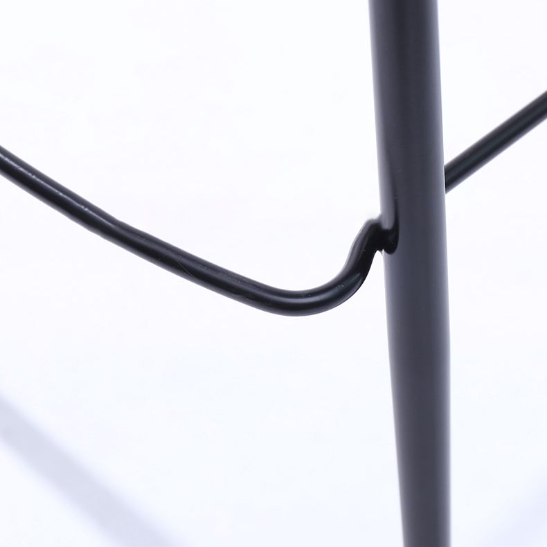 Modern Style Bar Stool Leather Backrest Counter Stool for Home