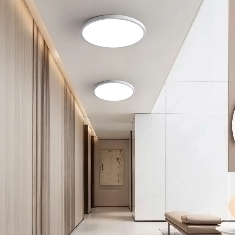 Ronde vorm LED-plafondlamp Modern acryl 1-lichts inbouw voor gangpad