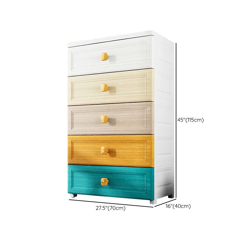 Non-Hanging Armoire with Legs Modern Storage Cabinet with Drawer
