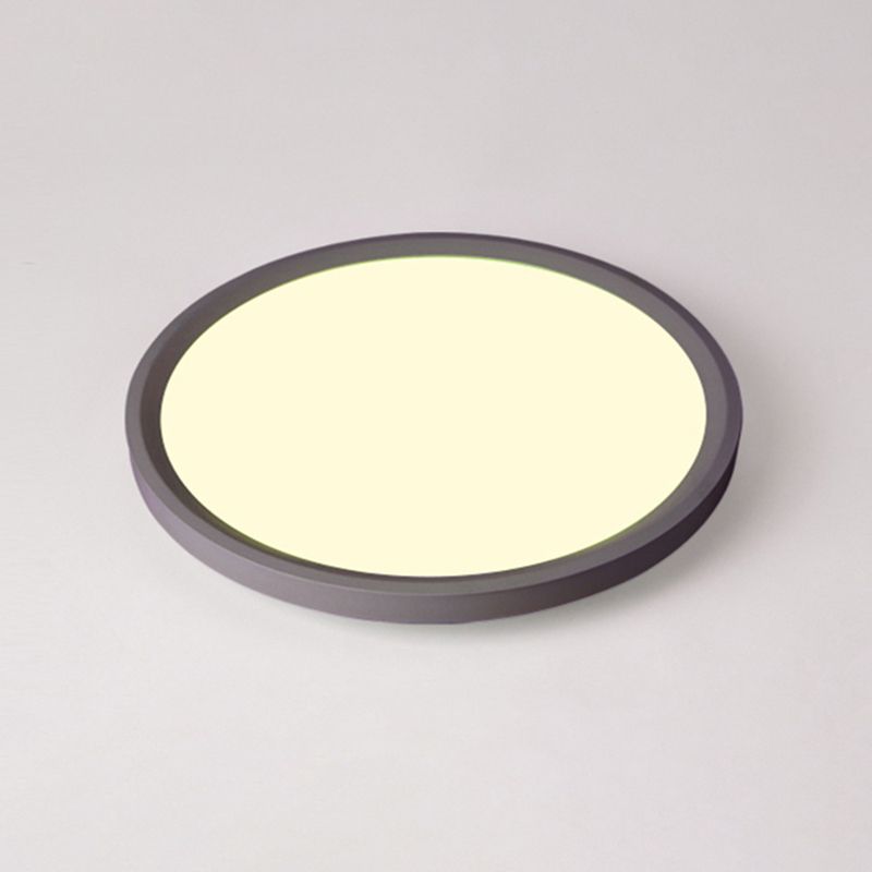 Illuminazione per montaggio a soffitto a LED ad anello Plafoniere moderne da incasso con paralume in acrilico