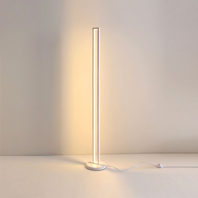 Eenvoud lineair staande lamp creatief metaal woonkamer led vloer licht