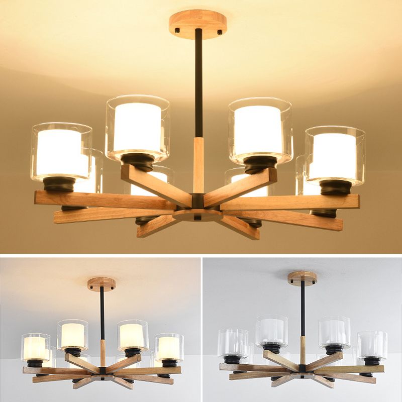 Lámpara de lámpara de cilindro de estilo nórdico Light Room Light Light.